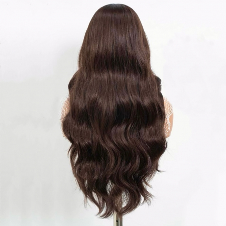Peruca C1487 FRONT LACE Satena Ondulata Cu Baby Hair [2]
