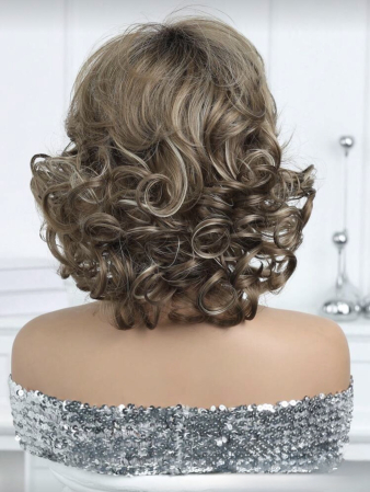 Peruca C1715 Satena Cu Suvite Blonde Ondulata Bucle Volum [5]