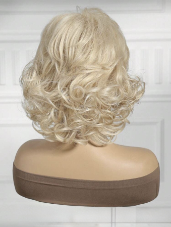Peruca C1716 Blonda Cu Breton Ondulata Bucle Volum [3]