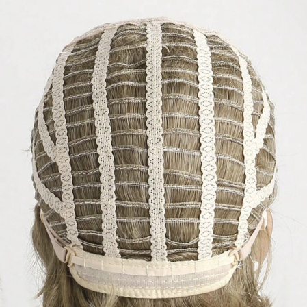 Peruca C1728 Blonda Cu Breton Si Extra Volum - Blond Inchis Cenusiu [5]