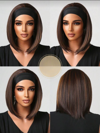 Peruca C1737 Satena Cu Suvite Blonde Bob CU BENTITA [4]