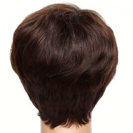 Peruca C943 PAR NATURAL Satena Scurta Castanie [4]
