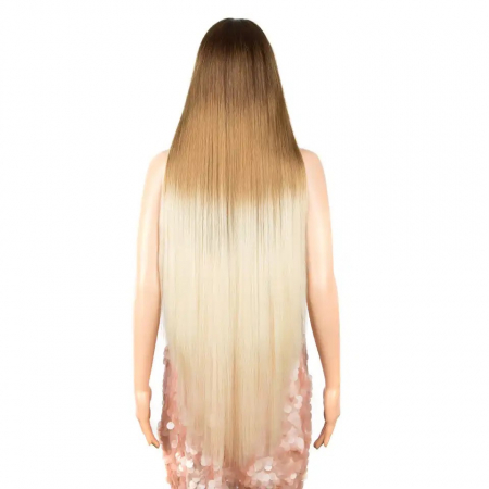 Peruca C343 FRONT LACE Blonda Baza Satena Cu Suvite [2]