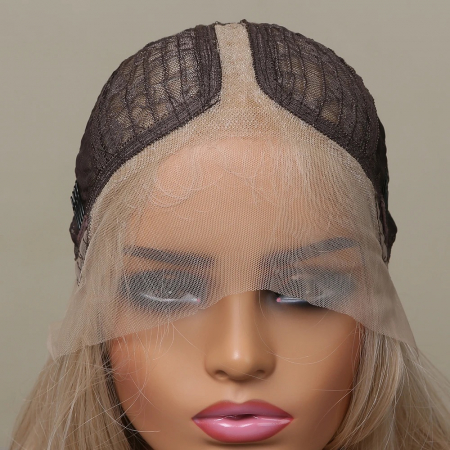 Peruca C909 FRONT LACE Blonda Blond Cenusiu [2]