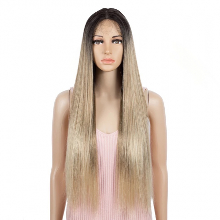 PERUCI - Peruca C249 FRONT LACE Blonda Cenusie Ombre