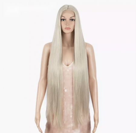 Peruca C250 FRONT LACE Blonda Gri Blond Platinat [1]