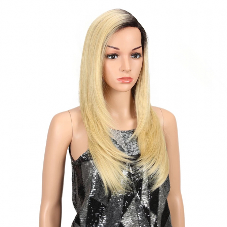 Peruca C268 FRONT LACE Blonda Ombre Baza Bruneta [3]