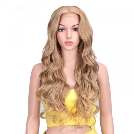 Peruca C199 FRONT LACE Blonda Ondulata Blond Inchis [1]