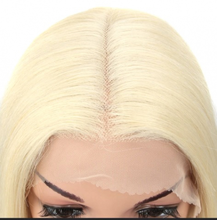 Peruca C187 FRONT LACE Blonda Platinata Creata Par Lung [4]