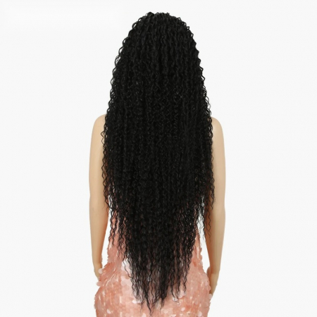 Peruca C892 FRONT LACE Bruneta Afro Ondulata Creata Extra Volum [3]