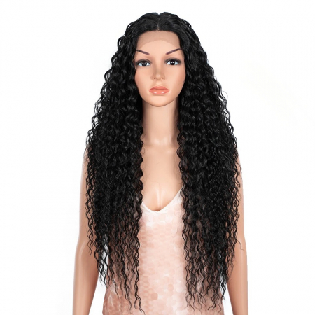 Peruca C189 FRONT LACE Bruneta Afro Par Cret [1]