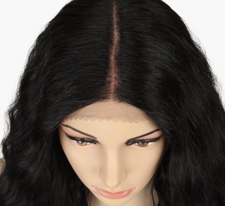 Peruca C631 FRONT LACE Bruneta Ondulata Creata Afro [3]