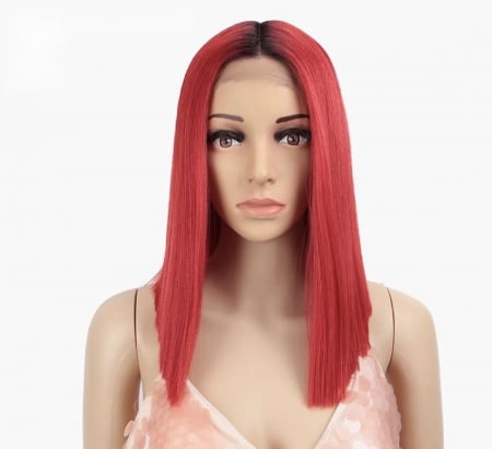 Peruca C203 FRONT LACE Roscata Ombre Bob [1]