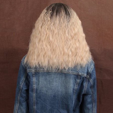 Peruca C91 FRONT LACE Roz Ombre Blonda Roze Creata [6]