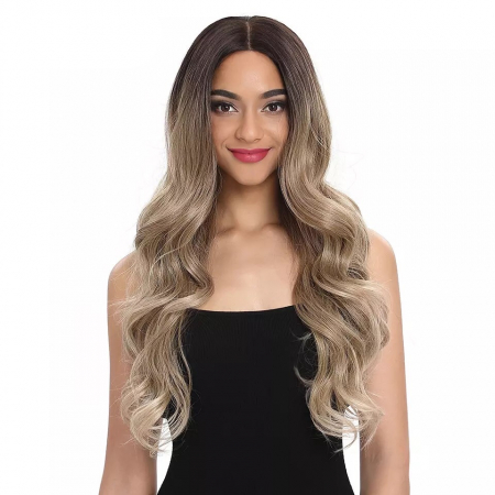 PERUCI - Peruca C335 FRONT LACE Satena Ombre Blonda Gri Silver