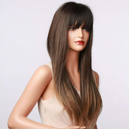 Peruca C130 Satena Ombre Cu Breton Si Varfuri Blonde [2]