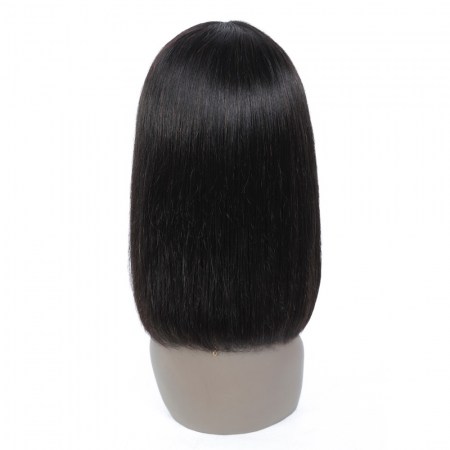Peruca C792 PAR NATURAL Bruneta Bob Cu Breton [4]