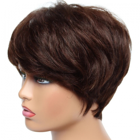 Peruca C943 PAR NATURAL Satena Scurta Castanie [2]