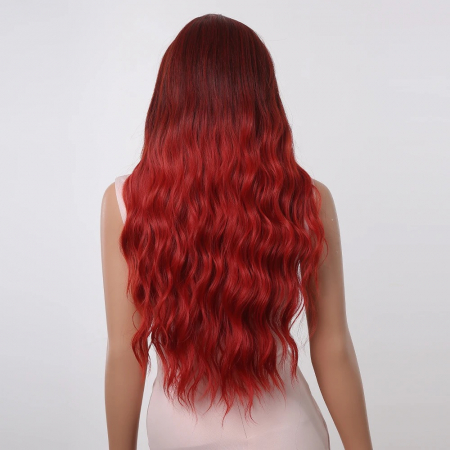 Peruca C950 Roscata Ombre Creata Volum Roscat Aprins [3]