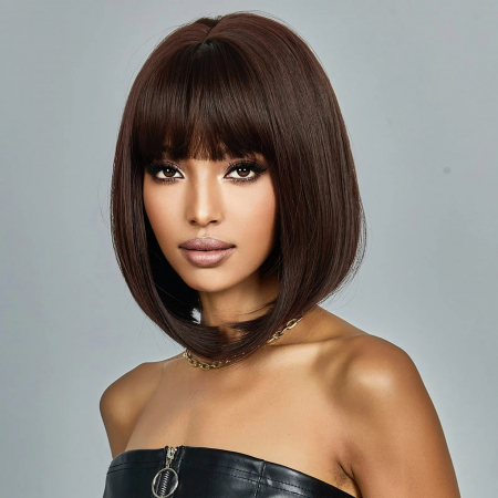 Peruca C968 Satena Catanie Bob Scurta Cu Breton [1]