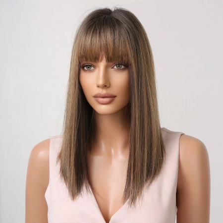 Peruca C646 Satena Cu Breton Si Suvite Blonde [3]