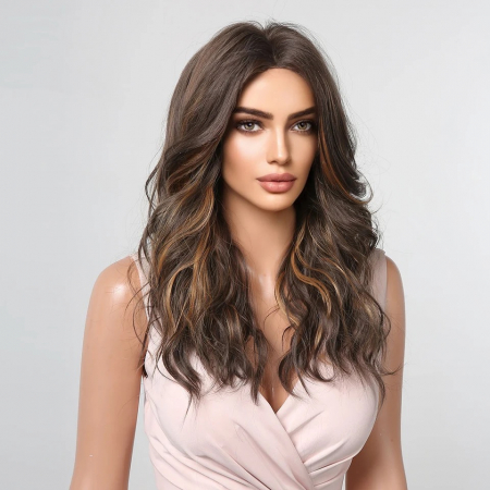 Peruca C926 Satena Cu Suvite Blonde Volum Ondulata Bucle [2]