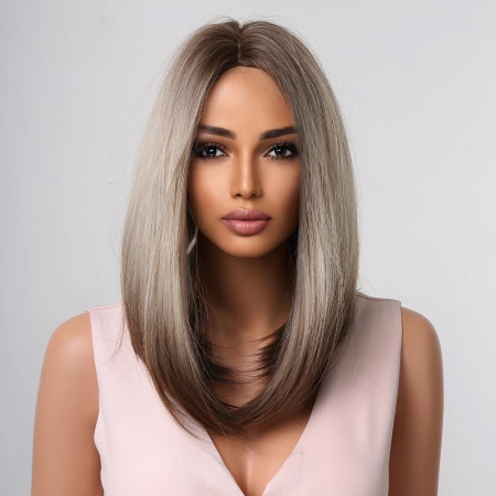 Peruca C312 Satena Ombre Blonda Gri Nuantata [1]