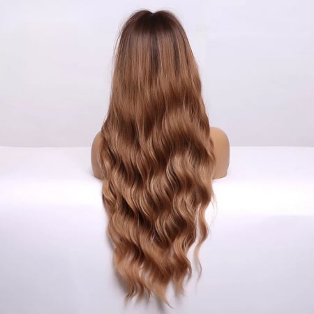 Peruca C159 Satena Ombre Cu Breton Lung Si Varfuri Blonde [4]