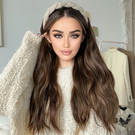 Peruca C1018 Satena Ondulata Cu Bentita [1]