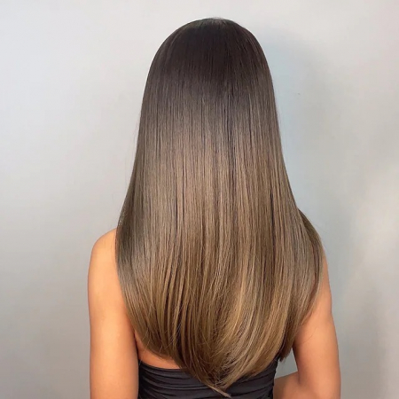 Peruca C137 Satena Ombre Cu Breton si Varfuri Blonde [4]