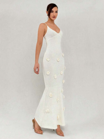Rochie C1512 Flowery Lunga Cu Flori [2]