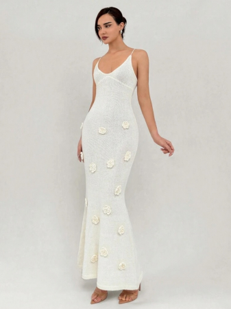 Rochie C1512 Flowery Lunga Cu Flori [3]
