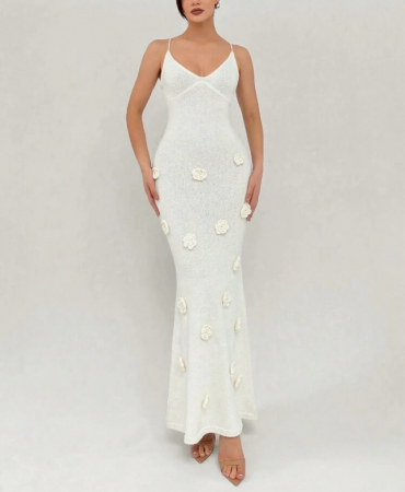 Rochie C1512 Flowery Lunga Cu Flori