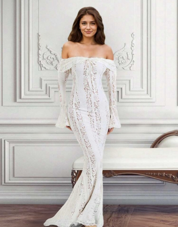 Rochie C1522 Maldives Lunga Cu Maneci Largi [3]