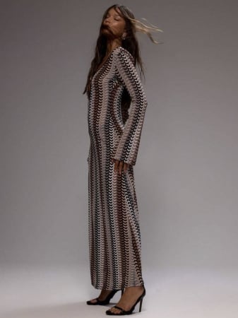 Rochie C1677 Kierra Lunga Cu Maneci [2]