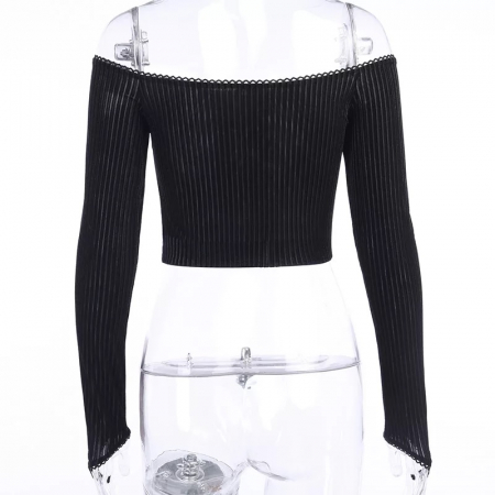 Top C1456 Dark Cu Maneca Inel [4]