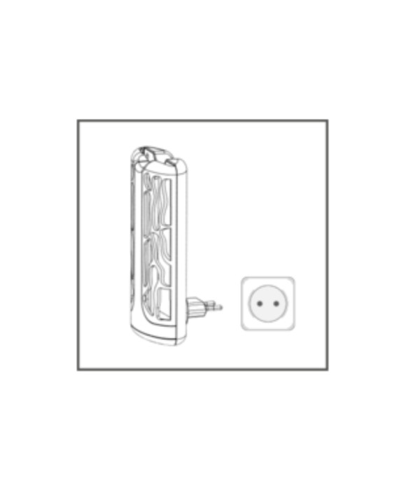 Aparat capturare insecte cu LED UV si benzi adezive, Swissinno Mini Insect Glue Catcher 4W, 15 mp [6]