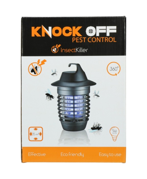 Aparat de protectie impotriva insectelor cu bec UV, Knock Off InsectKiller, 5W [4]