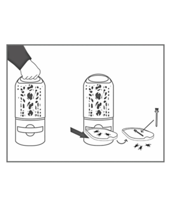 Aparat protectie impotriva insectelor cu LED UV, Swissinno Insect Destroyer 10W, 40 mp [5]