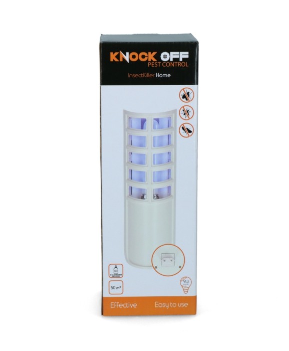 Aparat protectie impotriva mustelor cu bec UV si hartie adeziva, Knock Off InsectKiller Home, 9W [4]