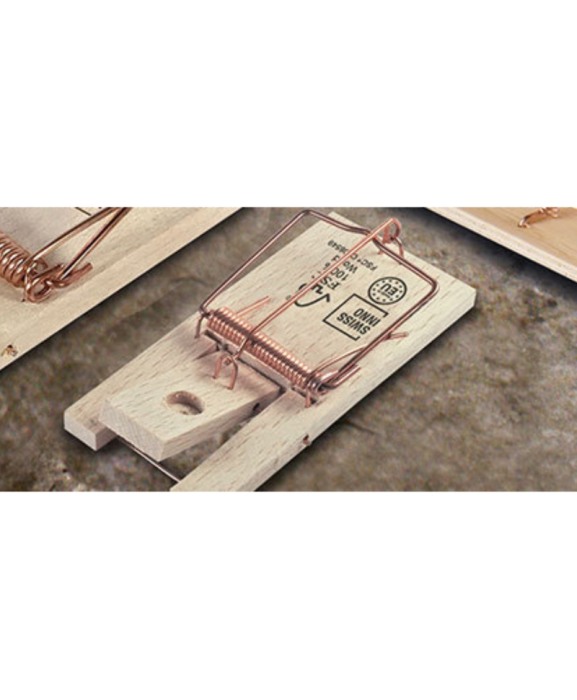 Capcana clasica soareci, lemn FSC, Swissinno Mouse Trap Classic, set 2 bucati [5]