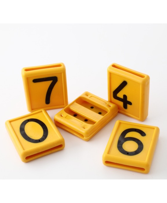 Cifra plastic identificare animale, 48x59mm, Akroh [5]