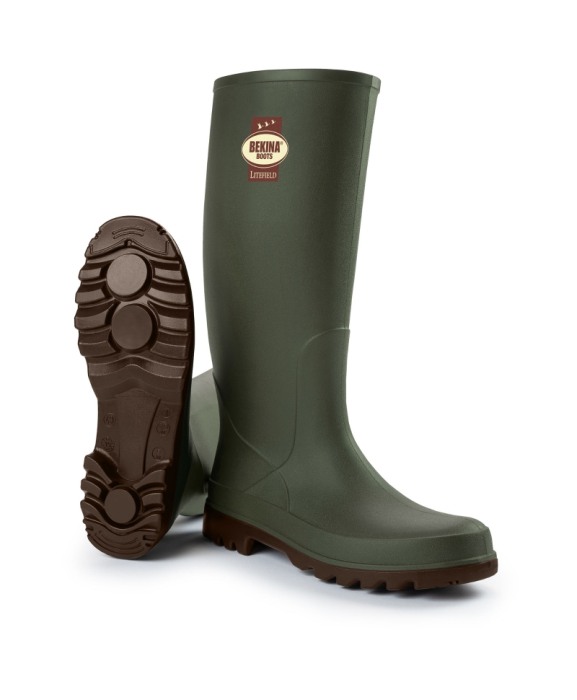 Cizme protectie Bekina Litefield, O4, verde/maro [5]