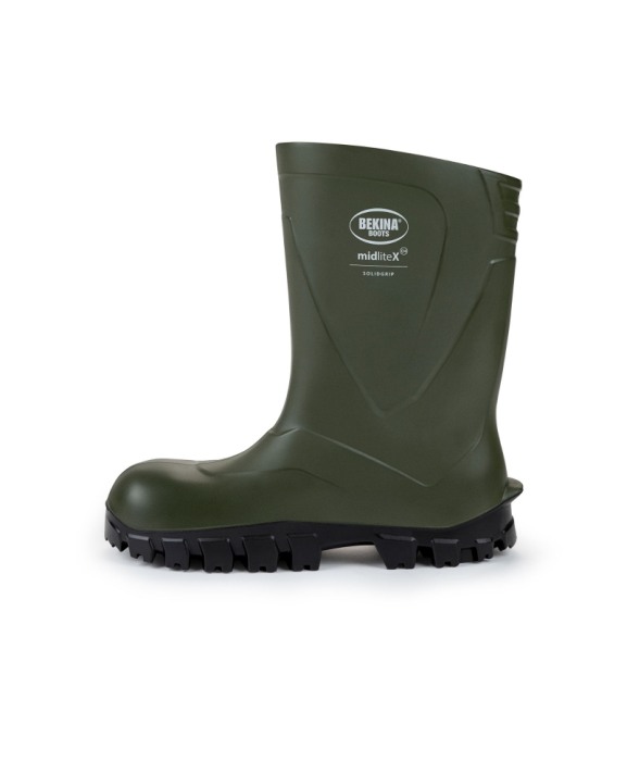 Cizme protectie Bekina MidliteX SolidGrip, O4, verde/negru [4]