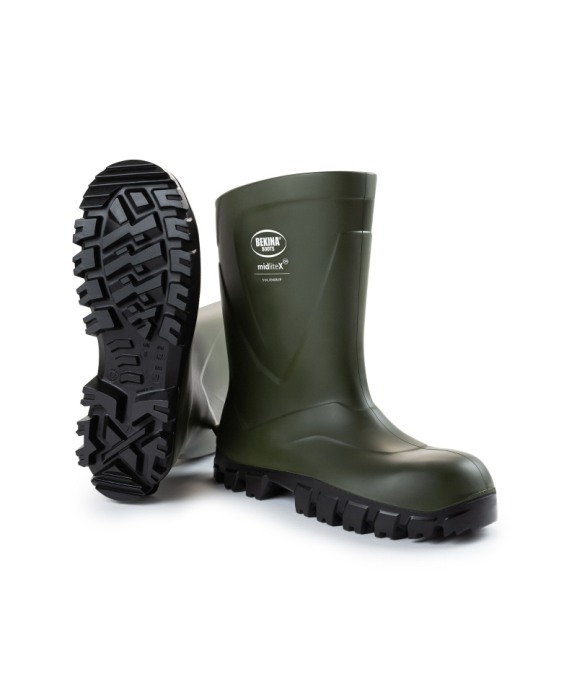 Cizme protectie Bekina MidliteX SolidGrip, O4, verde/negru [6]