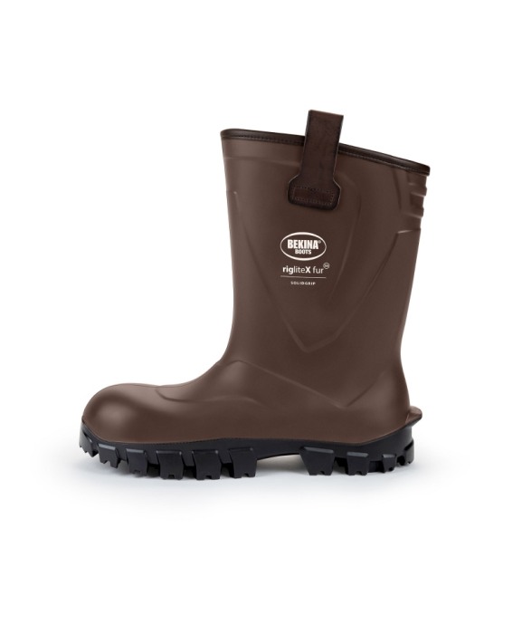 Cizme protectie Bekina RigliteX SolidGrip, S5, imblanite, maro/negru [4]
