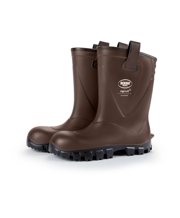 Cizme protectie Bekina RigliteX SolidGrip, S5, maro/negru [2]