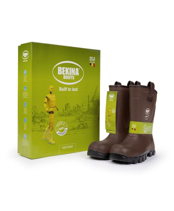 Cizme protectie Bekina RigliteX SolidGrip, S5, maro/negru [7]