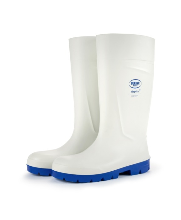 Cizme protectie Bekina Steplite EasyGrip, O4, alb/albastru [2]