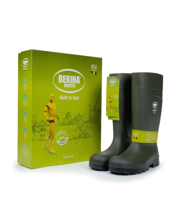 Cizme protectie Bekina Steplite EasyGrip, S5, verde/negru [6]